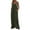 Army Green, variant on Fashion Jumpsuits for Women Tummy Control Summer Plus Size Printed Jumpsuit Casual Button Pocket Sleeveless Wide Leg Trousers