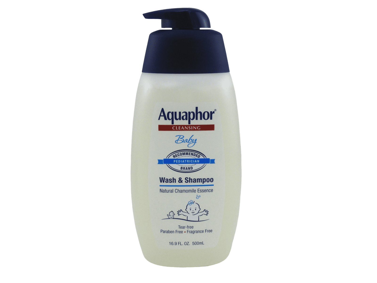 Aquaphor Baby Cleansing Wash & Shampoo 16oz Pump (Pack of 3)