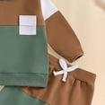 thumbnail image 4 of newwalpole Baby Boy Fall Winter Clothes Outfits Hooded Long Sweatshirt Pants Set Toddler Clothes 6 12 18 24 Months 2T Green for Size 18-24 Months, 4 of 6