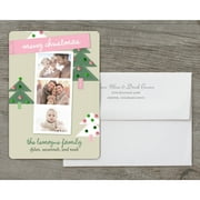 Holiday Memories - Deluxe 5x7 Personalized Holiday Christmas Card