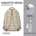 thumbnail image 5 of Hedgehog Pattern Backpack for School,Cute School Bag,Schoolbag with Adjustable Shoulder Straps & Padded Back,15.3"x11"x7.1".﻿, 5 of 6