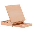 thumbnail image 2 of US Art Supply Adjustable Wood Artist Drawing & Sketching Board with Storage Drawer, 2 of 4