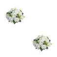 thumbnail image 3 of Justharion 1/2/3/5 Exquisite Simplicity Fake Flower Ball Arrangement Bouquet For Minimalist Décor white 2PCS, 3 of 6