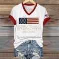 thumbnail image 5 of Summer Tops for Women 250Th Anniversary Print V Neck T Shirt 250Th Anniversary Tshirt Patriotic Tee on Sale, 5 of 6