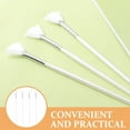 thumbnail image 4 of Tineasur 4Pcs Facial Brush Set White for Even Application of Masks Creams and Cosmetics, 4 of 7