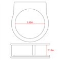 thumbnail image 5 of Geekria Support Mural Compatible avec Echo Dot 3e Gén, 4e Gén, 5e Gén avec Horloge & Alexa, Support de Haut-Parleur, 5 of 5
