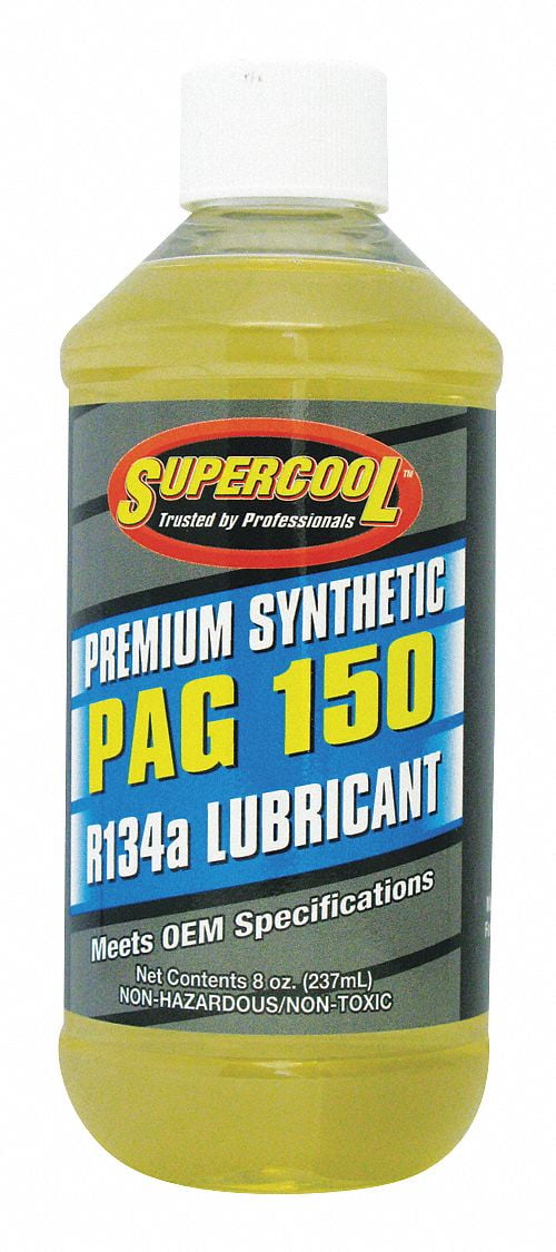 Supercool A/C Comp PAG Lube,8 Oz,Flash Point 455 F P1508