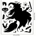 thumbnail image 5 of Halloween Window Sticker - Giant Ghost Monster, Witch, Death God, Bat, Skeleton - Traceless, Static, Easy to Apply, 5 of 5