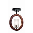 thumbnail image 2 of 43189AUB Kichler Lighting Rustic inspirations - 9.75 inches tall by 2.75 inches wide-Auburn Stained Finish, 2 of 3