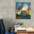 thumbnail image 3 of Epic Graffiti 'Istanbul Turkey Blue Mosque' by Pedro Gavidia, Canvas Wall Art, 26"x30", 3 of 8