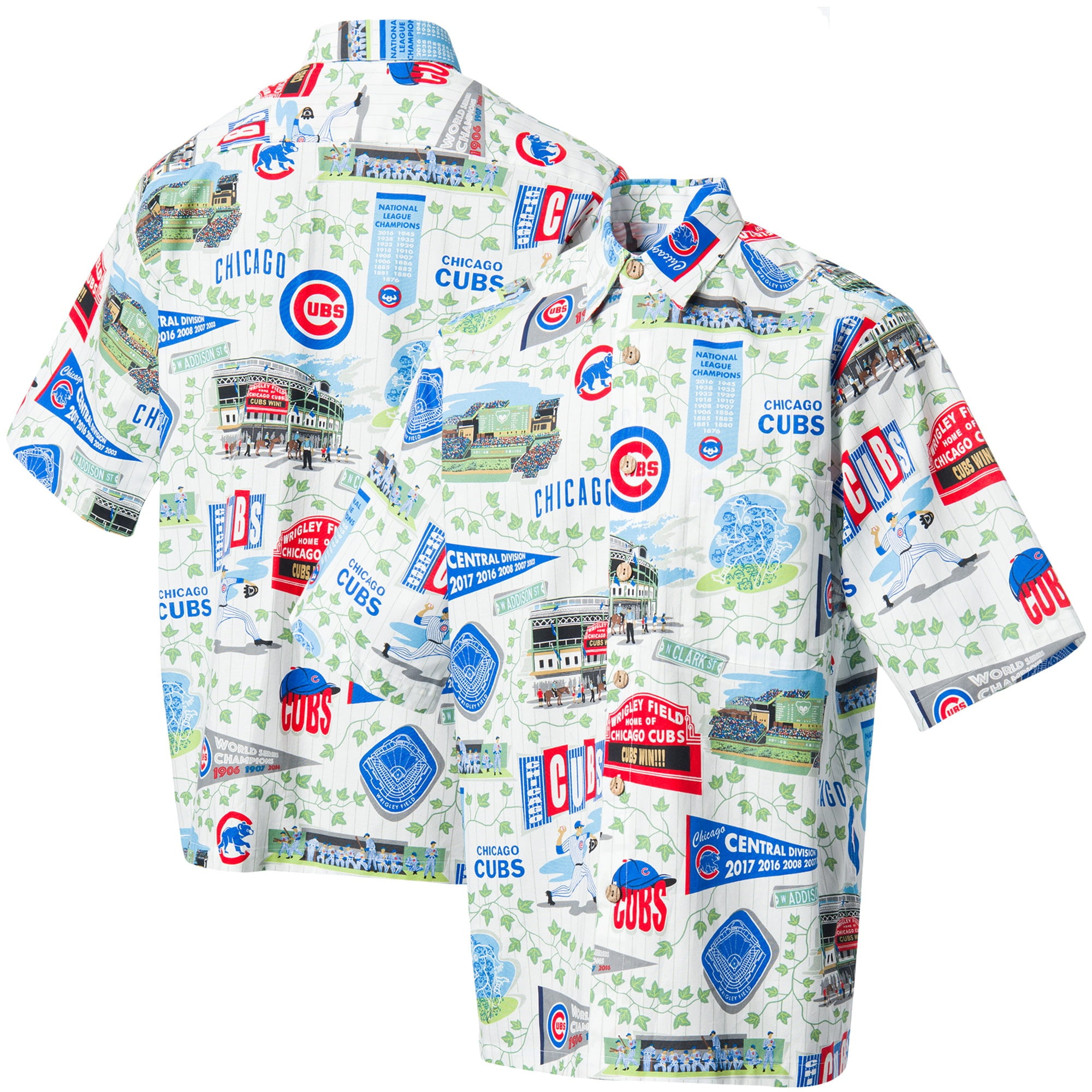 cubs button up jersey