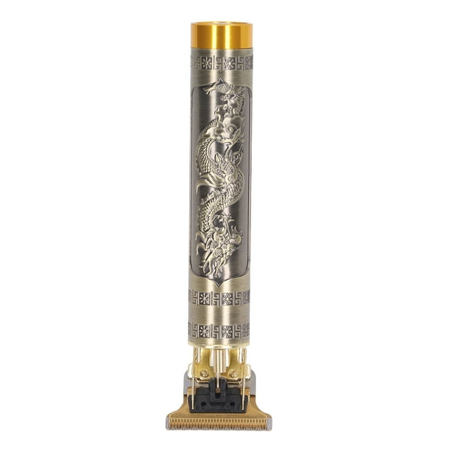 T Blade Hair Trimmer, Washable Compact High Efficiency Professional Hair Trimmer Sturdy for Haircut Dragon Pattern Charging Stand,Buddha Pattern Charging Stand,Handsome Pattern