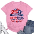 thumbnail image 2 of Wxolcjlv Women's 250 Years 1776-2026 250th Birthday T-Shirt 250th Birthday USA Graphic Tee Short Sleeve Independence Day Tshirt, 2 of 3