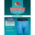 thumbnail image 4 of Fruit of the Loom Premium Big Men's Breathable Boxer Briefs, 3-Pack, 4 of 5