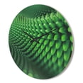 thumbnail image 3 of Designart 'Abstract 3D Spiny Shape' Modern Wood Wall Clock, 3 of 5