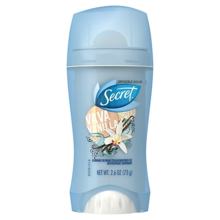 Secret Fresh Antiperspirant and Deodorant Invisible Solid, Va Va Vanilla, 2.6