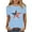 style01-Blue, variant on Gamivast Clothes 4th of July Independence Day Shirts Women’S Graphic Tee Cotton T-Shirt Casual Usa Flag Stripe Summer Tops Black S My Recent Placed
