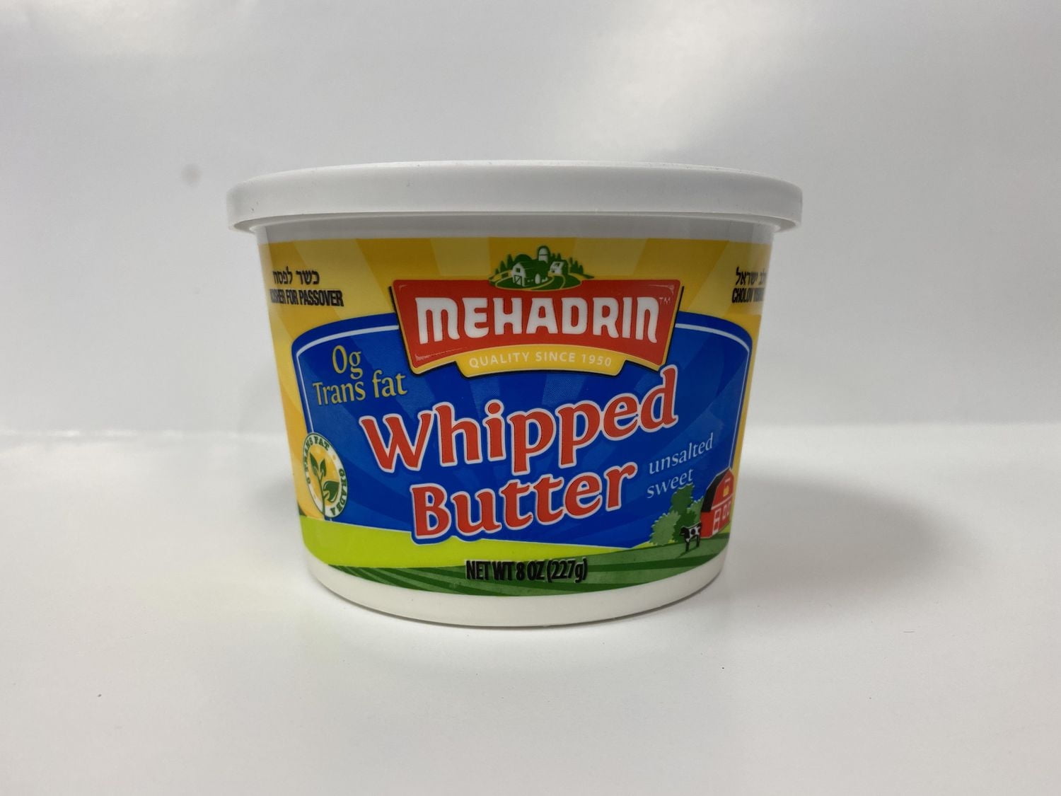 Mehadrin Unsalted Sweet Whipped Butter, Whipped Butter