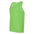 thumbnail image 3 of Gildan Heavy Cotton Men's Tank Top, Comfortable Sleeveless Undershirt, Classic Fit, Neon Green, Size-M, 3 of 5