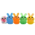 thumbnail image 2 of Set de conejito de Pascua, lindos juguetes antiestrés para añadir a la temporada navideña, 5 piezas de conejito para apretar., 2 of 7