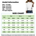 thumbnail image 3 of YDKZYMD 3/4 Sleeve Shirts for Women Plus Size Elbow Plus Size Elbow Color Block Crew Neck Blouses Summer Tee Tops Casual Loose 2024 Trendy Tunics Mint Green L, 3 of 5
