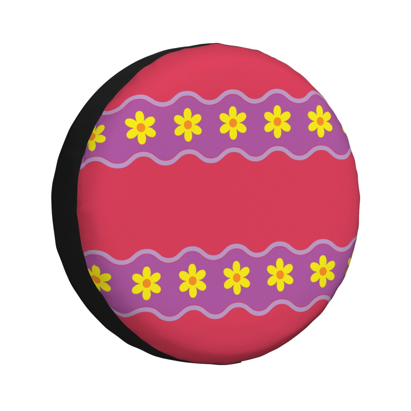 DouZhe Waterproof Spare Tire Cover, Daisy Waves Flowers Prints