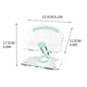 thumbnail image 3 of Soporte acrílico para tableta Shyuyusa giratorio de 360°, plegable, ajustable y transparente, para escritorio, hogar y oficina, compatible con teléfonos y tabletas de 4 a 12,9 pulgadas., 3 of 5
