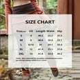 thumbnail image 3 of MORTTIC Women's Color Block Paneled Irregular Hem Leggings with Skirt Spring Fall Comfort Pants Orange2，L, 3 of 3