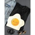 thumbnail image 3 of Happy Cute Fried Egg T-Shirt Women -Smartprints Designs, Female 4X-Large, 3 of 4
