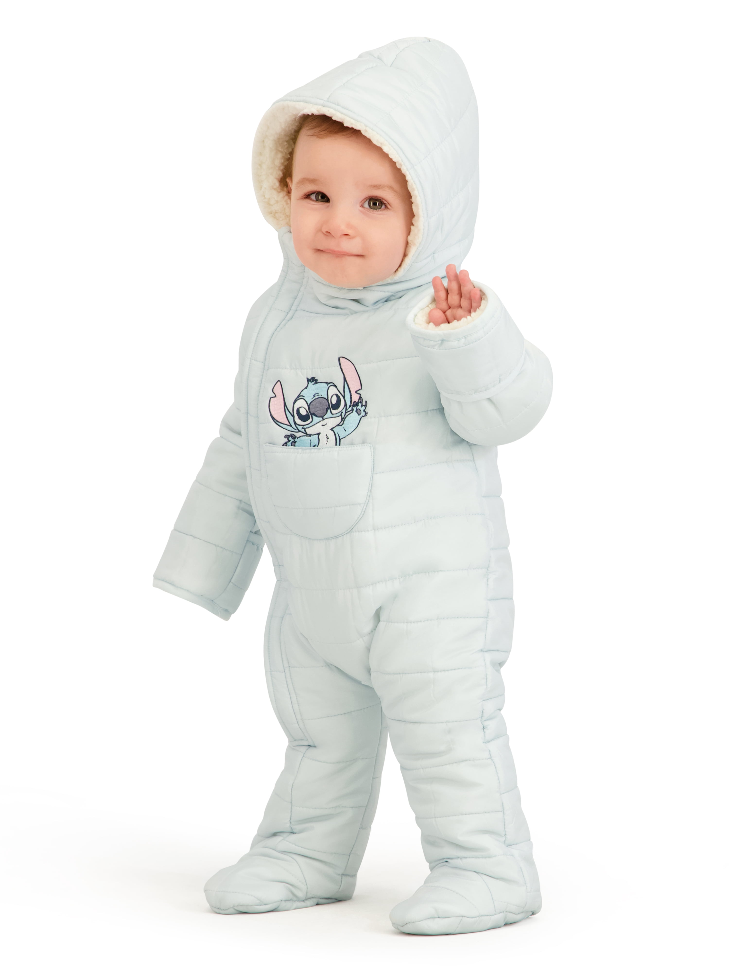 Character Baby Hooded Pram Suit, Sizes 0-9 Months
