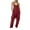 Red-B, variant on JINMGG 2023 Summer Plus Womens Shorts Clearance,Women Loose Denim Bib Hole Pants Overalls Jeans Demin Shorts Jumpsuit White S