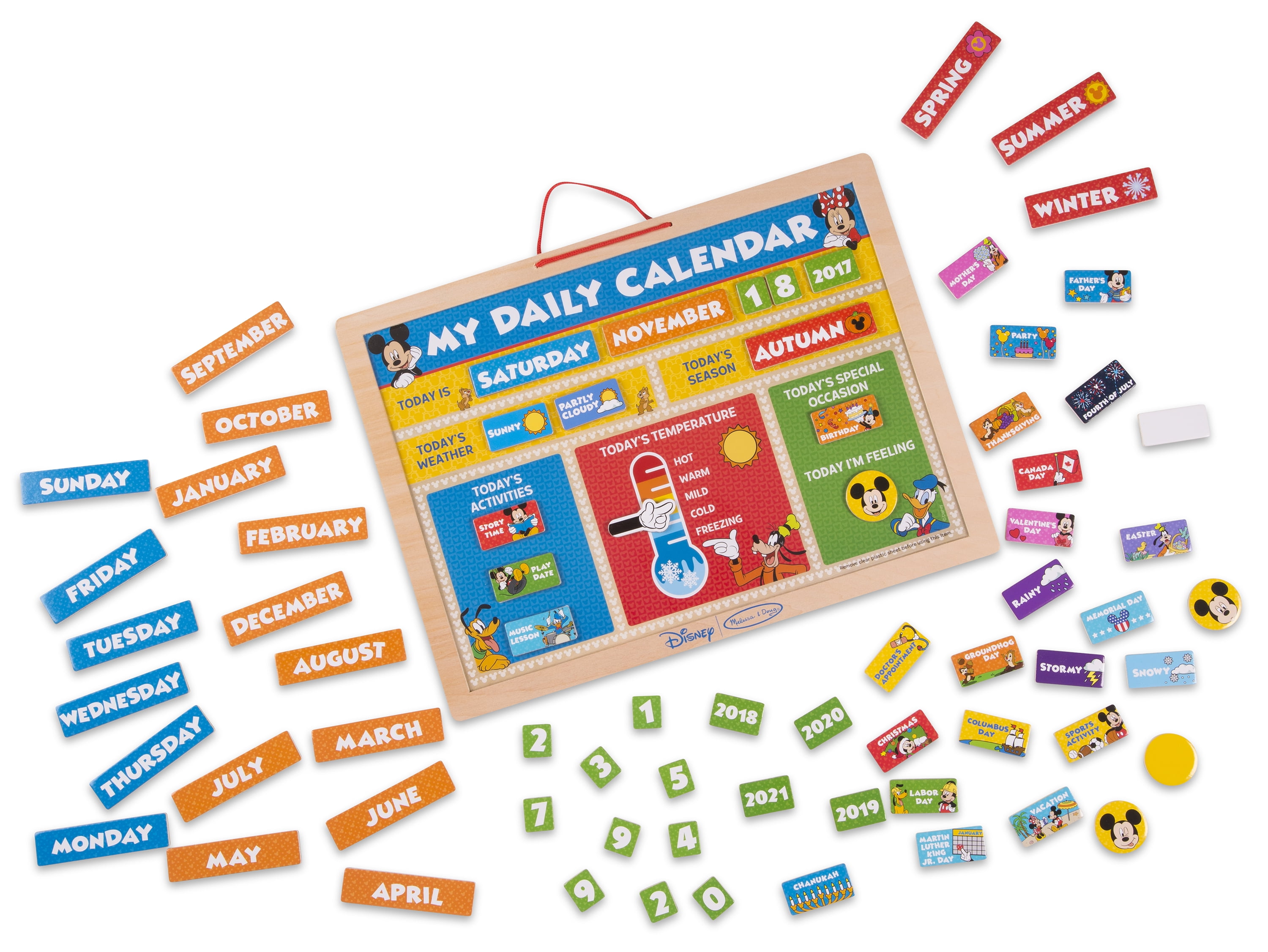 Melissa Doug Disney Mickey Mouse Clubhouse My Magnetic Daily Calendar Melissa Doug Disney Mickey Mouse Clubhouse My Magnetic Daily Calendar