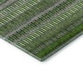 thumbnail image 4 of Addison Rugs Mayfield Washable Transitional Stripes Green Round Rug, 8' x 8', 4 of 5