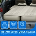 thumbnail image 5 of Dextrus Inflatable Car Air Mattress with Pump, Portable SUV Air Bed with Pillows for Camping, Home, Travel, Gray, 5 of 8
