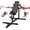 Red And Black, variant on HVO Chest Fly Machine Incline Press: Rear Delt Fly Reverse Pec Deck Machine Butterfly for Home Gym Workout Seated Shoulder Equipment Fitness Black