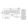 thumbnail image 3 of Sauder® Steel River Desk, Milled Mesquite™, 427653, 3 of 9