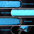 thumbnail image 2 of relayinert 2pcs Running Lights For Runners Be Seen In Dark Lightweight And Comfortable Rechargeable 3 Blue+2pcs, 2 of 6