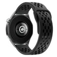 thumbnail image 2 of Dwitch band for Galaxy watch FE 40mm, Breathable Silicone Sport Band with Ventilation Holes,Black, 2 of 4
