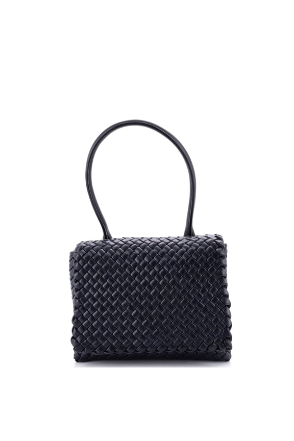 Pre-Owned Patti Top Handle Bag Intrecciato Leather By Rebag