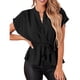 thumbnail image 1 of Blusa de mujer ANGGREK transpirable escote en V Poliéster para trabajo vacaciones club, 1 of 5