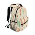 thumbnail image 2 of Carrot Pattern Stylish Large Backpack 15L Self-Standing Durable Twill for School, Office and Travel Use, 2 of 9