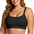 thumbnail image 2 of Bikini Tops for Women Color Block Adjustable Strap Plus Size Swimsuit Top Bathing Suit Tops, 2 of 7