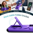 thumbnail image 6 of Decase Magnetic Case for Samsung Galaxy S25,Heavy Duty Dual-Layer PC+TPU Hybrid Rugged Shockproof Cover w/ Slide Lens Cover & Kickstand,Wireless Charging Compatible,Purple, 6 of 10