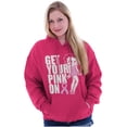thumbnail image 3 of Betty Breast Cancer Get Your Pink On Women Plus Size Hoodie Brisco Brands 2X, 3 of 4