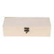 thumbnail image 2 of Caja de Joyería de 4 Rejillas Sin Terminar con Tapa con Bisagras Salvador Caja de madera para joyería, 2 of 8