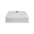 thumbnail image 6 of Nantucket Sinks Large Single Bowl Undermount Granite Composite White, 6 of 7