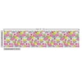 thumbnail image 3 of Tropical Fabric by the Yard, Exotic Cartoon Pattern with Leaf Banana Watermelon Hibiscus and Happy Flamingo, Decorative Upholstery Fabric for Sofas and Home Accents, Multicolor by Ambesonne, 3 of 5