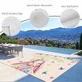 thumbnail image 3 of Easter Rabbits Outdoor Rug for Patio/Deck/Porch, Non-Slip Large Area Rug 5 x 7 Ft, Cute Bunny Eggs Butterflies Floral Leaf Beige Indoor Outdoor Rugs Washable Area Rugs, Camping Rug Carpet Runner, 3 of 8