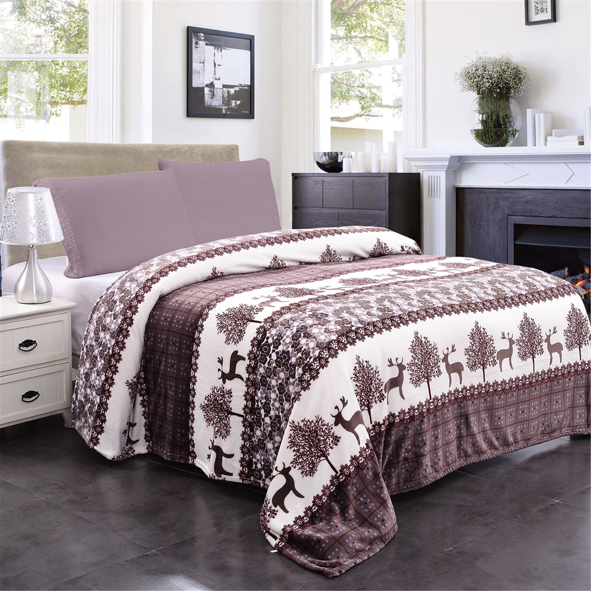 Intelligent Design Microlight Plush Blanket | Plush ...