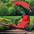 thumbnail image 7 of Sunnydaze 27" x 88.5" Red Outdoor Hanging Lounge Chair Replacement Cushion, 7 of 7